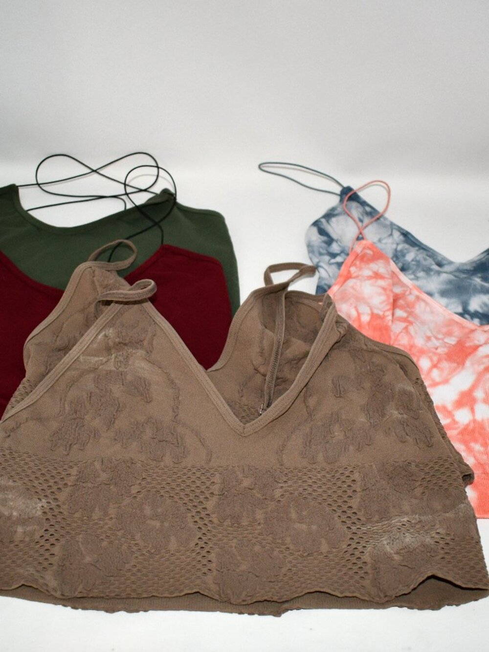 Free People Bralettes Lot of 6 Women’s Size M/L Lace Seamless Assorted Colors